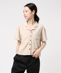 WEGO | WEGO/開襟クロップドシャツ(シャツ/ブラウス)