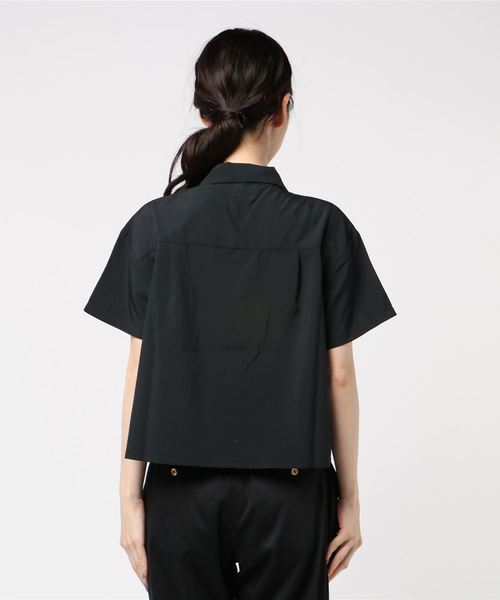 WEGO(ウィゴー)の「WEGO/開襟クロップドシャツ(シャツ/ブラウス・レディース・ベージュ/マスタード/ピンク/ブラック/ドット/その他・FREE)」の8枚目の写真