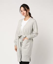 ニットロングカーディガン