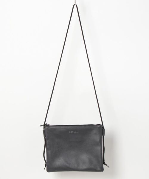 BICASH（ビカーシ）の「【BICASH/ビカーシ】レザーサコッシュ/#B839P（ショルダーバッグ・メンズ・ブラック/ダークブラウン/ブラウン/ネイビー/レッド/オリーブ/グレー/ダークネイビー・FREE）」の2枚目の写真