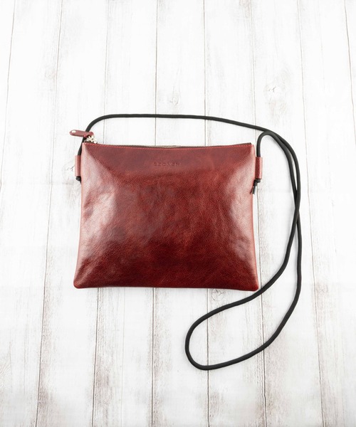 BICASH（ビカーシ）の「【BICASH/ビカーシ】レザーサコッシュ/#B839P（ショルダーバッグ・メンズ・ブラック/ダークブラウン/ブラウン/ネイビー/レッド/オリーブ/グレー/ダークネイビー・FREE）」の8枚目の写真