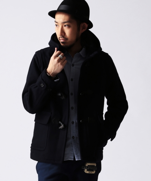 BEAMS（ビームス）の「◎BEAMS / メルトンダッフル コート（ダッフルコート・メンズ・チャコールグレー/ネイビー/キャメル/オレンジ・SMALL/MEDIUM/LARGE/X-LARGE）」の3枚目の写真