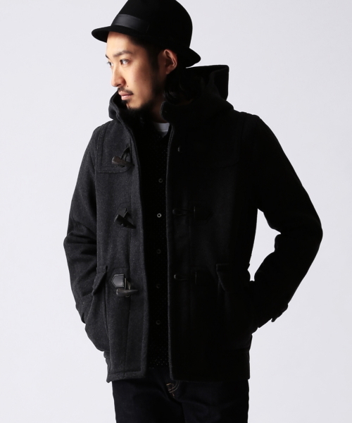 BEAMS（ビームス）の「◎BEAMS / メルトンダッフル コート（ダッフルコート・メンズ・チャコールグレー/ネイビー/キャメル/オレンジ・SMALL/MEDIUM/LARGE/X-LARGE）」の2枚目の写真