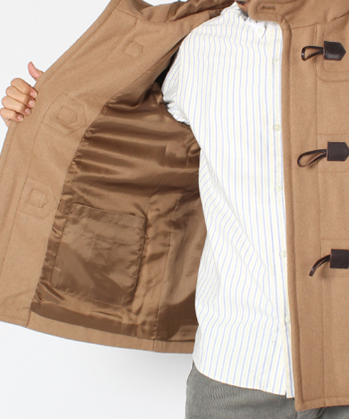 BEAMS（ビームス）の「◎BEAMS / メルトンダッフル コート（ダッフルコート・メンズ・チャコールグレー/ネイビー/キャメル/オレンジ・SMALL/MEDIUM/LARGE/X-LARGE）」の7枚目の写真