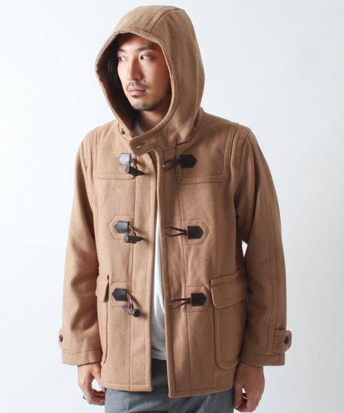 BEAMS（ビームス）の「◎BEAMS / メルトンダッフル コート（ダッフルコート・メンズ・チャコールグレー/ネイビー/キャメル/オレンジ・SMALL/MEDIUM/LARGE/X-LARGE）」の13枚目の写真