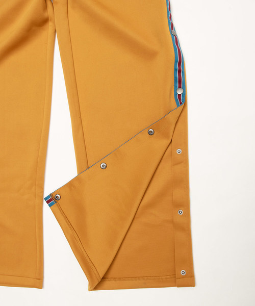 バスパン スナップボタン メンズ ジャージ ラインパンツ