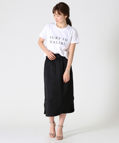1er Arrondissement(プルミエアロンディスモン)の「リライムトリコチン タイトSK(スカート・レディース・ブラック/ベージュ/ベージュ系その他・38/36)」の9枚目の写真