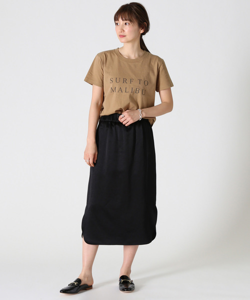 1er Arrondissement(プルミエアロンディスモン)の「リライムトリコチン タイトSK(スカート・レディース・ブラック/ベージュ/ベージュ系その他・38/36)」の7枚目の写真
