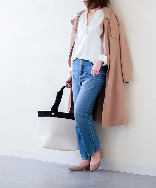 menue(メヌエ)の「ポインテッドトゥ ローヒール パンプス ver.(パンプス・レディース・ブラック/ライトグレー/ブルー/ダークベージュ/チェック・21.5cm/22.5cm/23.0cm/23.5cm/24.0cm/24.5cm/25.0cm/25.5cm/26.0cm/22.0cm)」の14枚目の写真