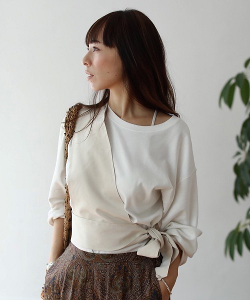 todayful ビスチェ TODAYFUL（トゥデイフル）の「コットンリネンステッチビスチェ（タンク