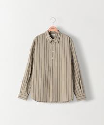 Steven Alan | ＜Steven Alan＞ T/C STRIPE PULLOVER REGULAR COLLAR SHIRT-BOLD/シャツ(シャツ/ブラウス)