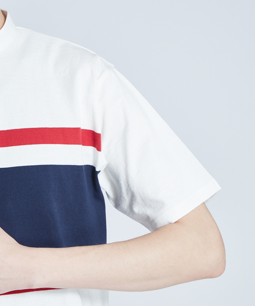 ABAHOUSE(アバハウス)の「【WEB別注】バンドカラーラガーシャツ(Tシャツ/カットソー・メンズ・ホワイト/ブラック/ネイビー・46/48/44)」の12枚目の写真