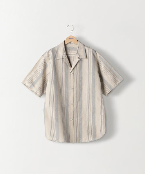 美品★スティーブンアラン　ストライプオープンカラーシャツ　L　1.6万　コットン Steven Alan（スティーブンアラン）の「＜Steven Alan＞ C/L STRIPE