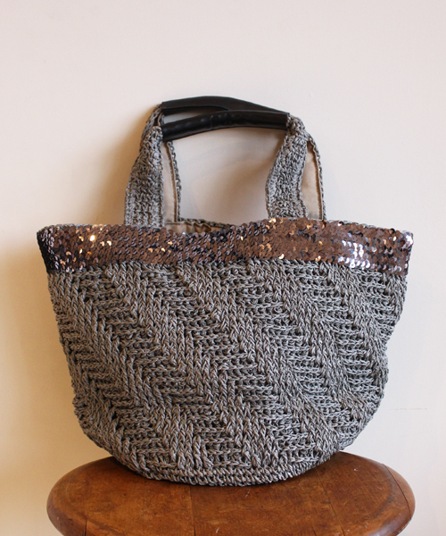 BEAUTY&YOUTH UNITED ARROWS（ビューティーアンドユースユナイテッドアローズ）の「BYSF ∵スパンコールライントート ◆（トートバッグ・レディース・ブラウン/オリーブ/ネイビー・FREE）」の4枚目の写真