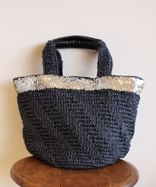 BEAUTY&YOUTH UNITED ARROWS（ビューティーアンドユースユナイテッドアローズ）の「BYSF ∵スパンコールライントート ◆（トートバッグ・レディース・ブラウン/オリーブ/ネイビー・FREE）」の6枚目の写真