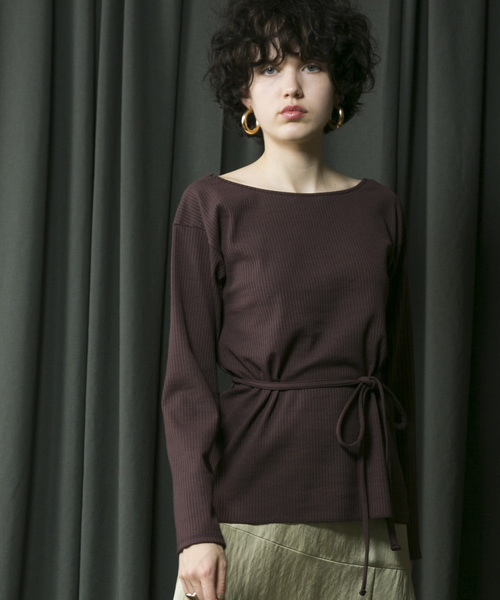 MAISON SPECIAL(メゾンスペシャル)の「◎VERY 11月号掲載:アシメレイヤードカシュクールトップス【MAISON SPECIAL/メゾンスペシャル】(Tシャツ/カットソー・レディース・ブラウン/ブラック/パープル/ベージュ・FREE/SMALL)」の10枚目の写真