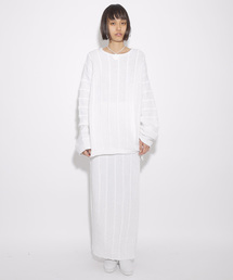 i | 立体ラインニットタイトSK(スカート)