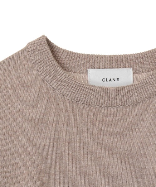 CLANE（クラネ）の「クラネ CLANE / バックフリル ニット