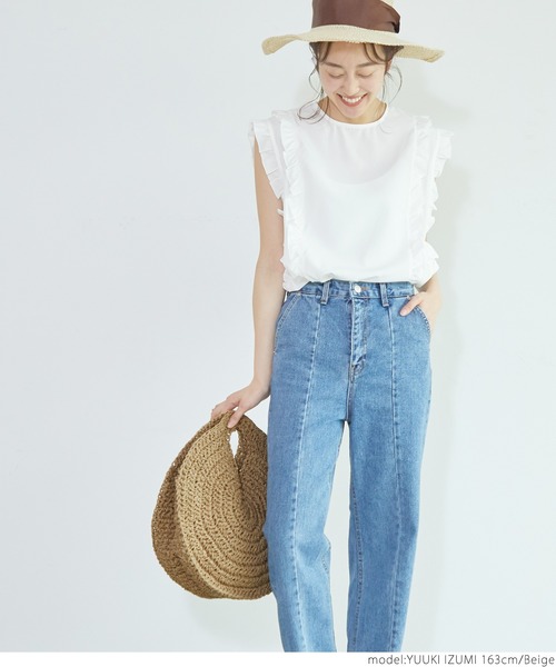 coca（coca）（コカ）の「コンチョ付きサークルかごバッグ（かごバッグ・レディース・ベージュ・ONE SIZE）」の10枚目の写真