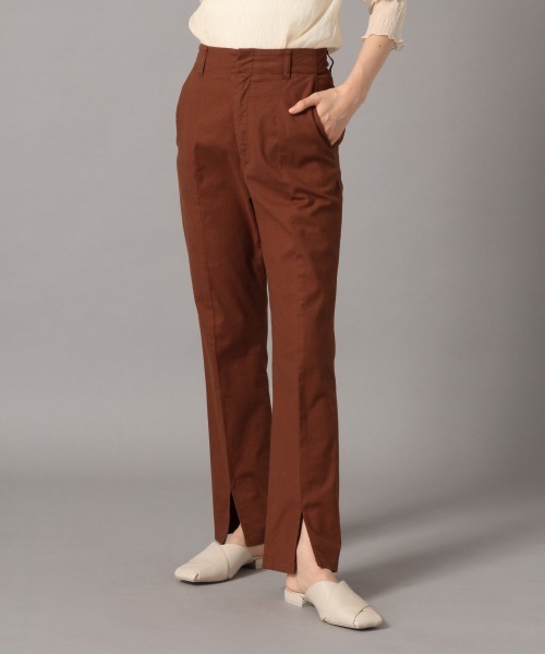 LOWRYS FARM（ローリーズファーム）の「アサスリットパンツ　869214（その他パンツ・レディース・ブラウン/ピンク/アイボリー/チャコールグレー/グリーン・MEDIUM/LARGE）」の3枚目の写真