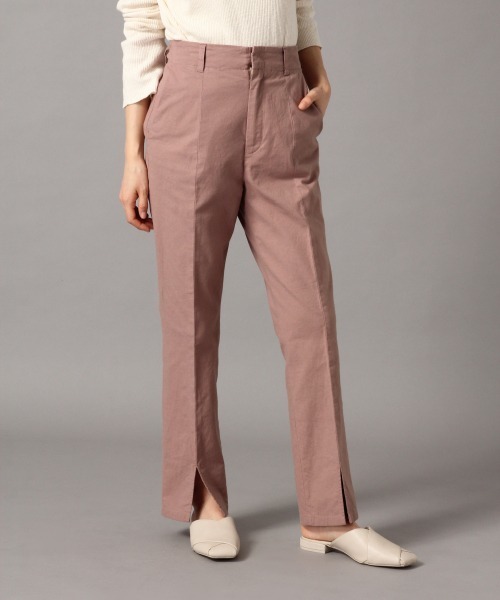 LOWRYS FARM（ローリーズファーム）の「アサスリットパンツ　869214（その他パンツ・レディース・ブラウン/ピンク/アイボリー/チャコールグレー/グリーン・MEDIUM/LARGE）」の18枚目の写真