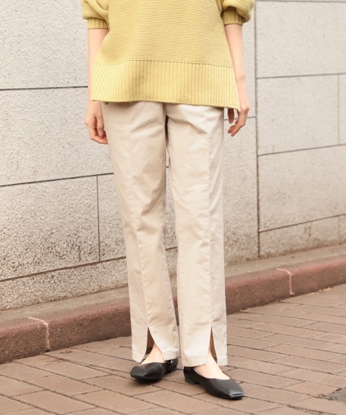 LOWRYS FARM（ローリーズファーム）の「アサスリットパンツ　869214（その他パンツ・レディース・ブラウン/ピンク/アイボリー/チャコールグレー/グリーン・MEDIUM/LARGE）」の16枚目の写真