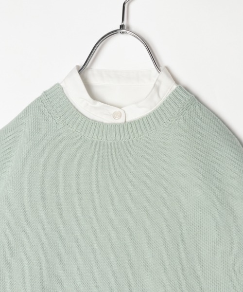 GLOBAL WORK（グローバルワーク）の「【キッズ】ベストSETシャツワンピ7分袖/878706（ワンピース・キッズ・オフホワイト/ライトグリーン・120cm/100cm/110cm/130cm/140cm）」の21枚目の写真