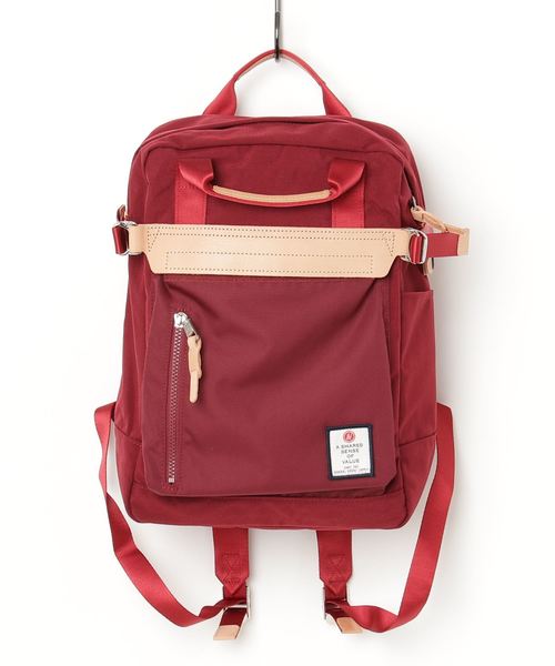 AS2OV（アッソブ）の「AS2OV アッソブ HIDENSITY CORDURA NYLON BOX BACK PACK Wine