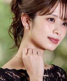 パール&ラインストーンピアス 結婚式 パーティー お呼ばれ オケージョン