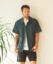 BIG MIKE SHORT SLEEVE RIPSTOP COACH JACKET (ビッグマイク 半袖リップストップコーチジャケット)
