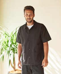 BIG MIKE SHORT SLEEVE RIPSTOP COACH JACKET (ビッグマイク 半袖リップストップコーチジャケット)