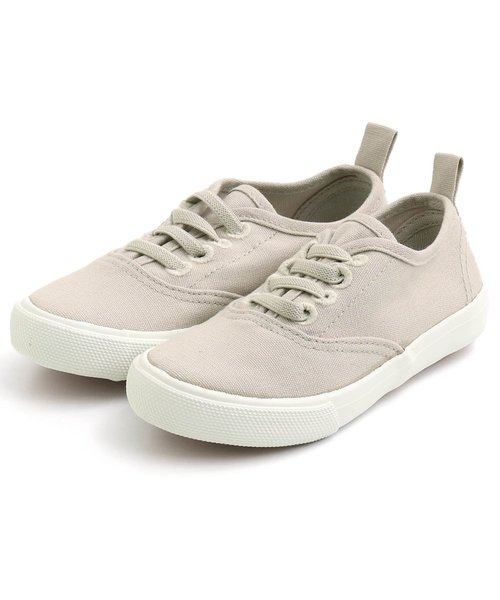 Ampersand（アンパサンド）の「/トドラーキャンバススニーカー（スニーカー・キッズ・ブラック/カーキ/ピンク/ベージュ・18/17/19/16）」の3枚目の写真