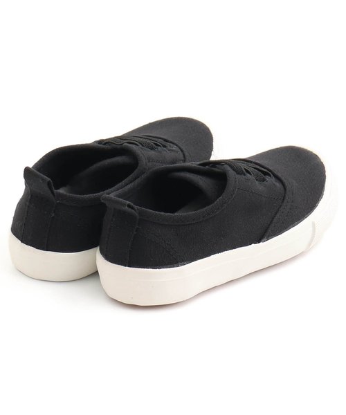 Ampersand（アンパサンド）の「/トドラーキャンバススニーカー（スニーカー・キッズ・ブラック/カーキ/ピンク/ベージュ・18/17/19/16）」の12枚目の写真