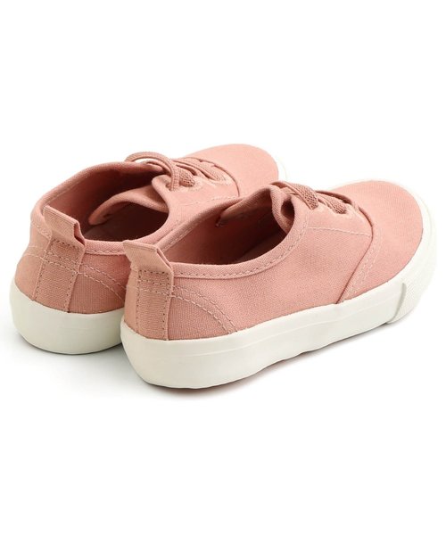 Ampersand（アンパサンド）の「/トドラーキャンバススニーカー（スニーカー・キッズ・ブラック/カーキ/ピンク/ベージュ・18/17/19/16）」の10枚目の写真