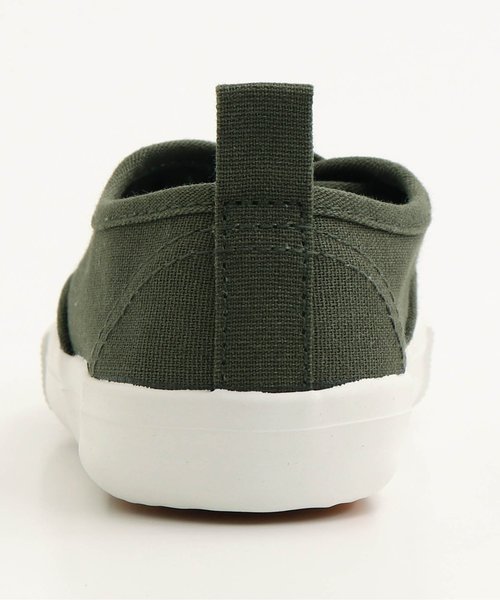 Ampersand（アンパサンド）の「/トドラーキャンバススニーカー（スニーカー・キッズ・ブラック/カーキ/ピンク/ベージュ・18/17/19/16）」の6枚目の写真