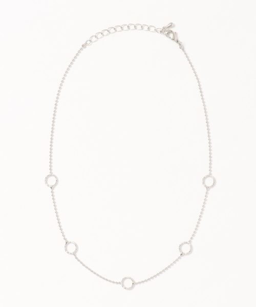 AMERICAN HOLIC（アメリカンホリック）の「リングショートネックレス（ネックレス・レディース・シルバー/ゴールド・FREE）」の2枚目の写真