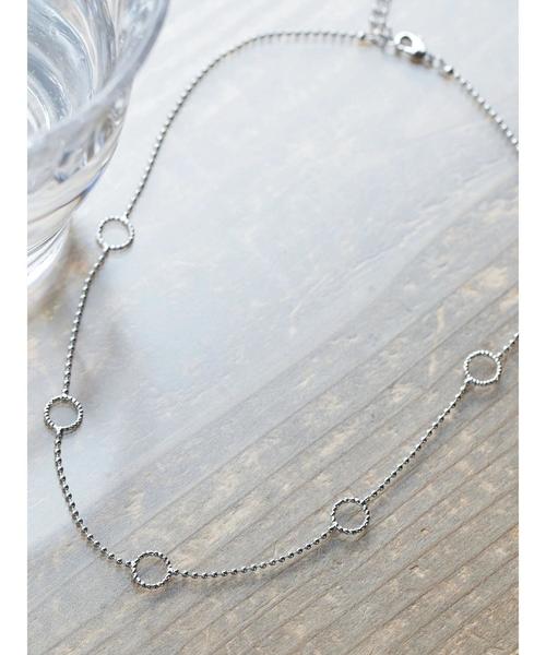 AMERICAN HOLIC（アメリカンホリック）の「リングショートネックレス（ネックレス・レディース・シルバー/ゴールド・FREE）」の3枚目の写真