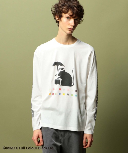 Banksy Design アートデザインロンt バンクシー Tシャツ カットソー Union Station ユニオンステーション のファッション 通販 Zozotown