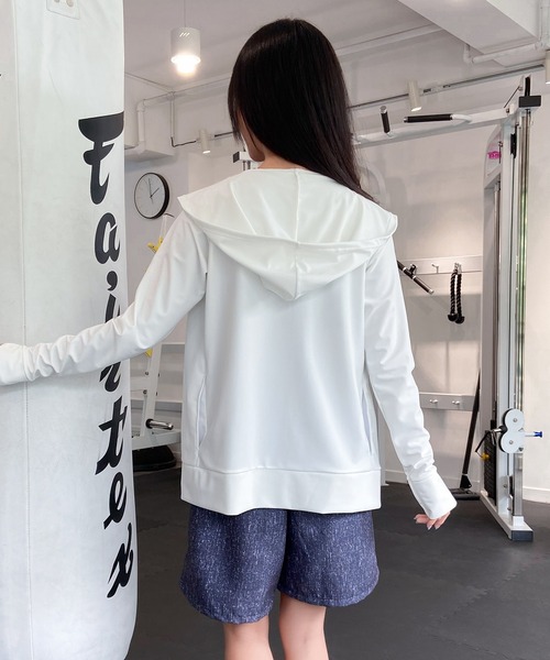 Angel Luna（エンジェルルナ）の「【2色 6点セット】大人カジュアルなスポーツウェア5点セットマスク1枚付き! 2020新作（ラッシュガード・レディース・ホワイト・LL/M/L）」の6枚目の写真