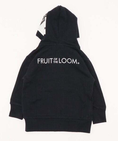 FRUIT OF THE LOOM(フルーツオブザルーム)の「フーデッドフルジップ / キッズ / 裏毛 / カジュアル(パーカー・キッズ・グレー/ホワイト/ブラック・90-100cm/110-120cm/130-140cm)」の4枚目の写真