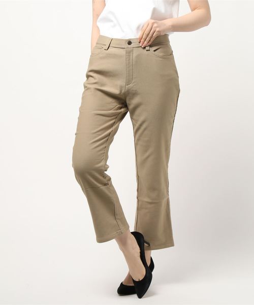 BELLUNA(ベルーナ)の「裏起毛ストレッチブーツカットパンツ股下63cm(その他パンツ・レディース・ブラック/モカ/チャコール/ベージュ/グレー系その他/ライトベージュ/ダークブルー・MEDIUM/SMALL/X-LARGE/LARGE)」の6枚目の写真