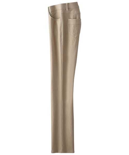 BELLUNA(ベルーナ)の「裏起毛ストレッチブーツカットパンツ股下63cm(その他パンツ・レディース・ブラック/モカ/チャコール/ベージュ/グレー系その他/ライトベージュ/ダークブルー・MEDIUM/SMALL/X-LARGE/LARGE)」の12枚目の写真