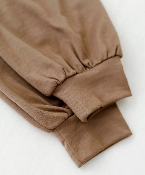 Bou Jeloud（ブージュルード）の「サイドスリットボタン付き長袖ワンピース（ワンピース・レディース・チャコールグレー/ブラック/グリーン/A/B/C/D・38/TALL）」の17枚目の写真