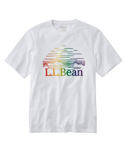 L.L.Bean(エルエルビーン)の「レイクウォッシュ・オーガニック・コットン・グラフィック・ティ、半袖 ジャパン・フィット(Tシャツ/カットソー・メンズ・ダークグリーン/グレー/レッド/インディゴブルー/グリーン/マスタード/ブルー系その他/ダークネイビー/カーキ/ホワイト/スカイブルー/ネイビー・SMALL/MEDIUM/LARGE/X-LARGE/XX-LARGE)」の3枚目の写真