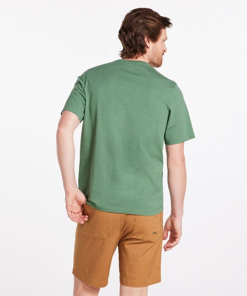 L.L.Bean(エルエルビーン)の「レイクウォッシュ・オーガニック・コットン・グラフィック・ティ、半袖 ジャパン・フィット(Tシャツ/カットソー・メンズ・ダークグリーン/グレー/レッド/インディゴブルー/グリーン/マスタード/ブルー系その他/ダークネイビー/カーキ/ホワイト/スカイブルー/ネイビー・SMALL/MEDIUM/LARGE/X-LARGE/XX-LARGE)」の13枚目の写真