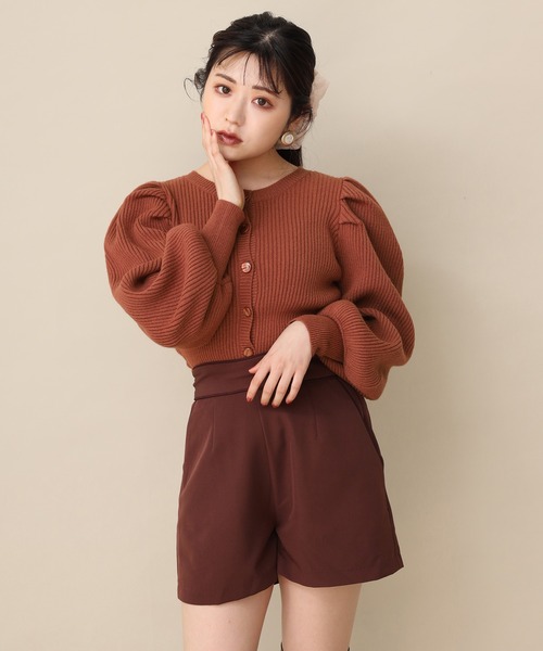 one after another NICE CLAUP（ワンアフターアナザーナイスクラップ）の「パイピングショートパンツ（その他パンツ・レディース・ブラック/ブラック系その他/ブラウン/ブルー系その他・FREE）」の19枚目の写真