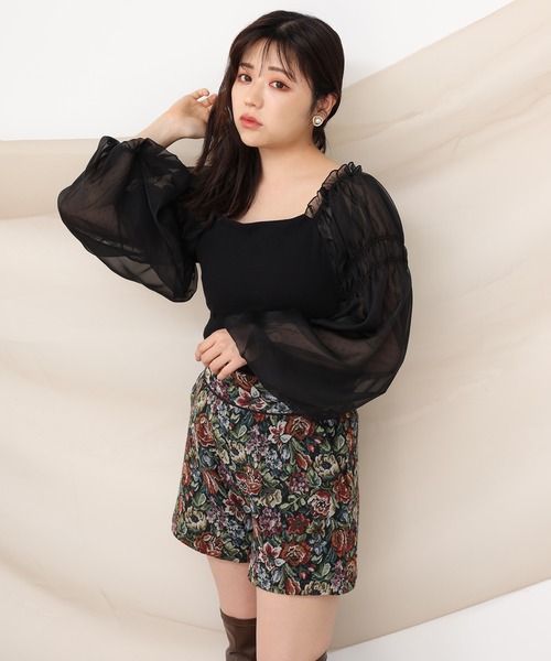 one after another NICE CLAUP（ワンアフターアナザーナイスクラップ）の「パイピングショートパンツ（その他パンツ・レディース・ブラック/ブラック系その他/ブラウン/ブルー系その他・FREE）」の15枚目の写真