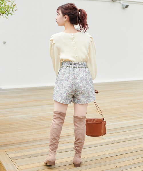 one after another NICE CLAUP（ワンアフターアナザーナイスクラップ）の「パイピングショートパンツ（その他パンツ・レディース・ブラック/ブラック系その他/ブラウン/ブルー系その他・FREE）」の9枚目の写真