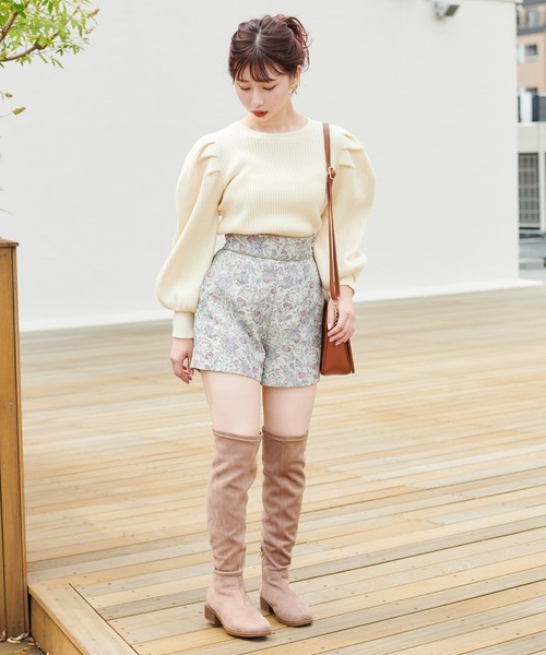 one after another NICE CLAUP（ワンアフターアナザーナイスクラップ）の「パイピングショートパンツ（その他パンツ・レディース・ブラック/ブラック系その他/ブラウン/ブルー系その他・FREE）」の7枚目の写真