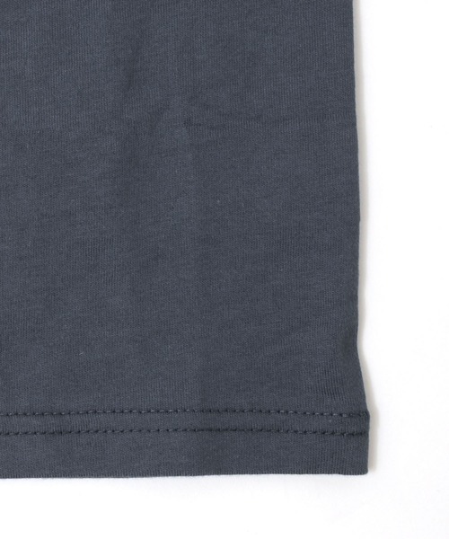 S&H（エスアンドエイチ）の「天竺・ドロップショルダープリント長袖Tシャツ（Tシャツ/カットソー・キッズ・オートミール/ブルー/ブラウン/オフホワイト/ダークグリーン/ベージュ/カーキ/グレー/グリーン/キャメル/ホワイト/サックスブルー/キナリ/パープル/アイボリー/チャコールグレー/インディゴブルー/レッド/ワインレッド/ネイビー・100cm/110cm/120cm/130cm/140cm/150cm）」の22枚目の写真